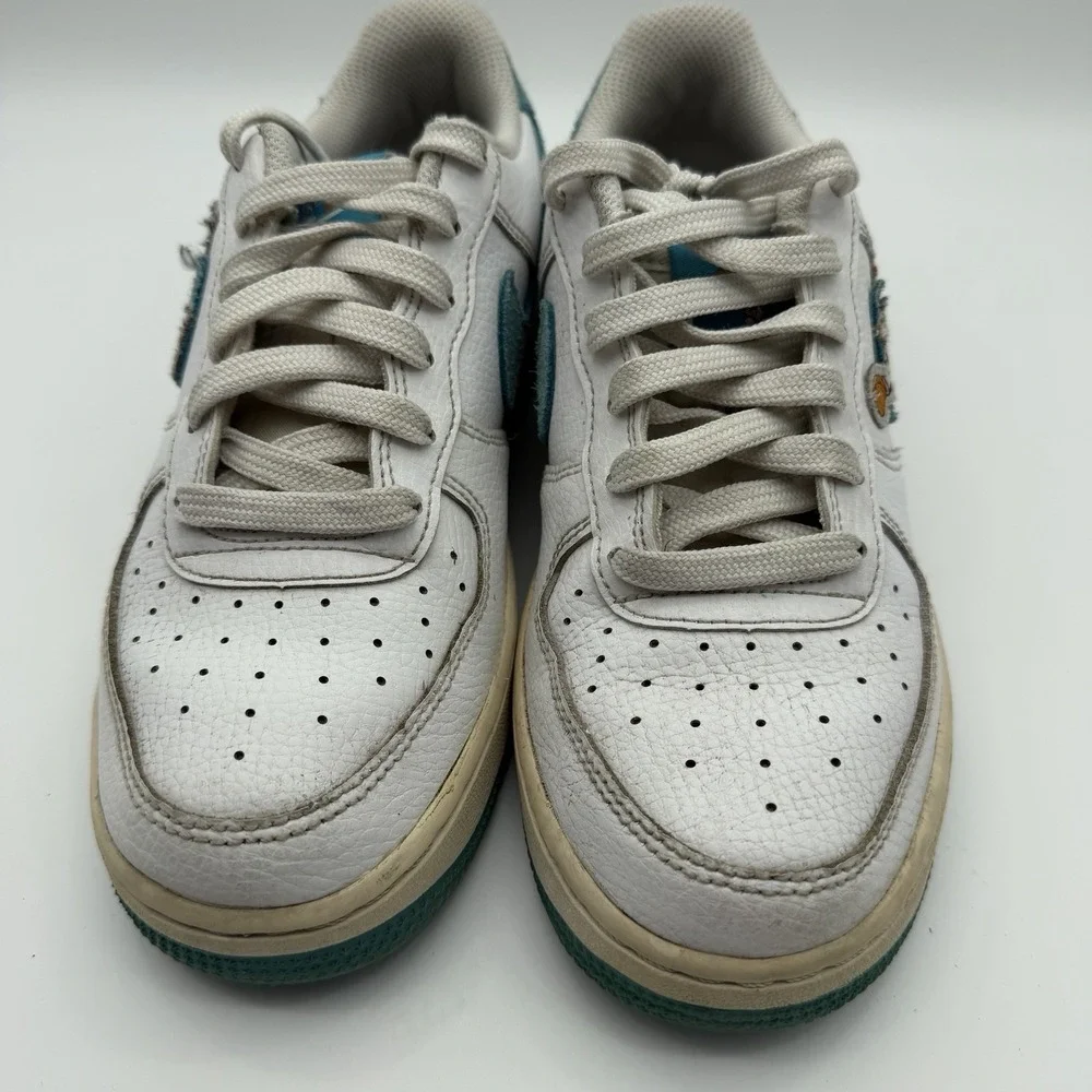 Nike Air Force 1 Low Bugs Bunny Space Jam White Blue Youth 5Y DM3353-100